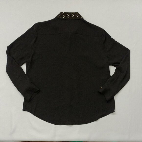 MICHAEL KORS Women's Embellished Button-Front Shirt. Size XL - Picture 5 of 9